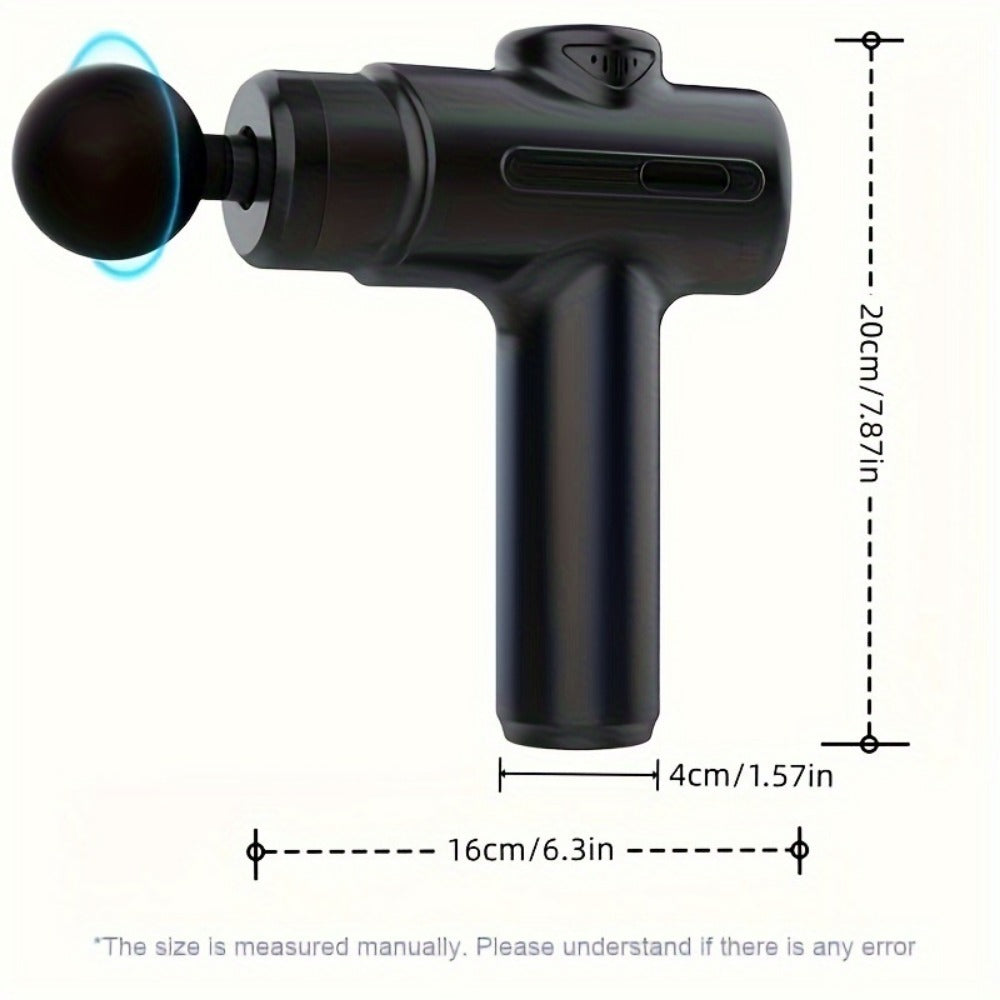 Massage Gun Deep Tissue Percussion Massager For Athletes, Handheld Body Back Muscle Massager Gun With 8 Massage Heads