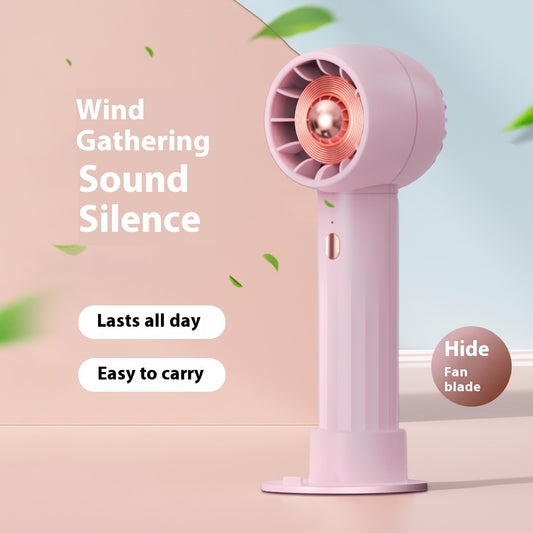 USB Portable Mute Turbo Bracket Handheld Fan