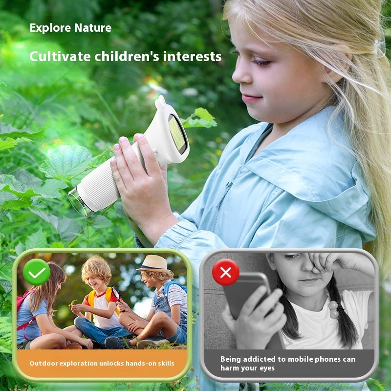 Children's Portable Scientific Handheld Optical Microscope
