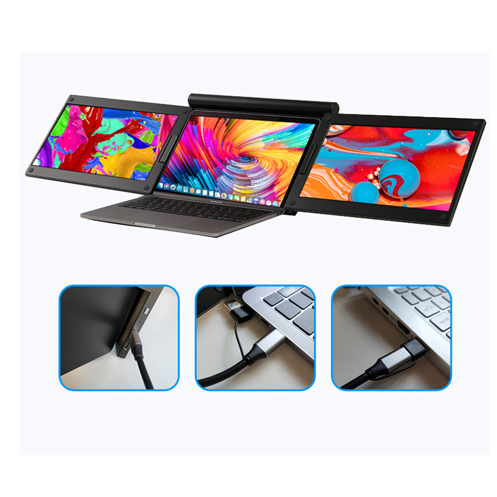 Portable Dual Screen Monitor for Laptop HD 14"