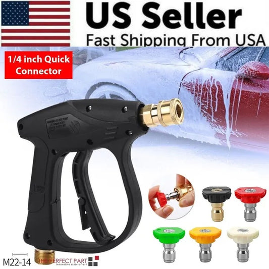 High Pressure Washer Gun 4000 PSI Car & Garden Wash Foam Spray Wand