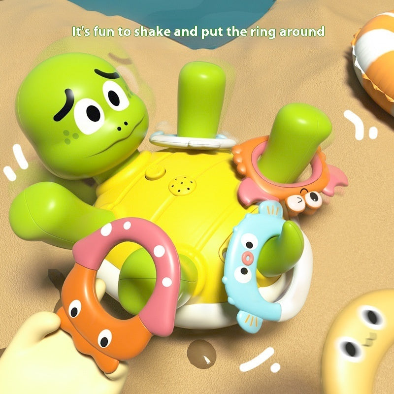 Electric Water Spray Rotating Turtle Water Toy