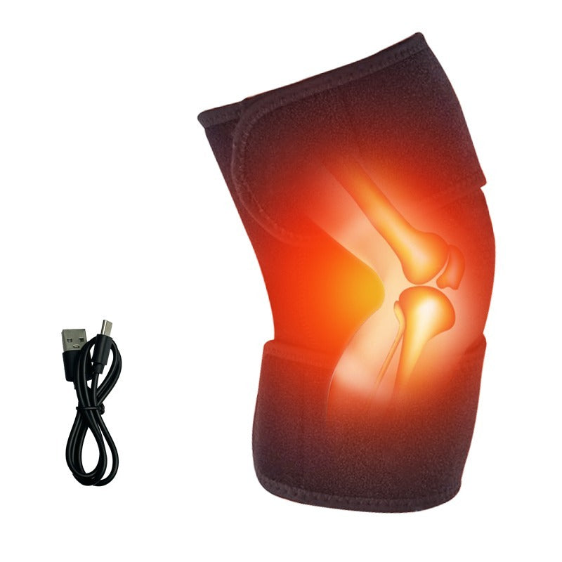 Heated Knee Warmers With Intelligent Temperature Control Soft Fleece Lining For Joint Pain Relief And Comfort