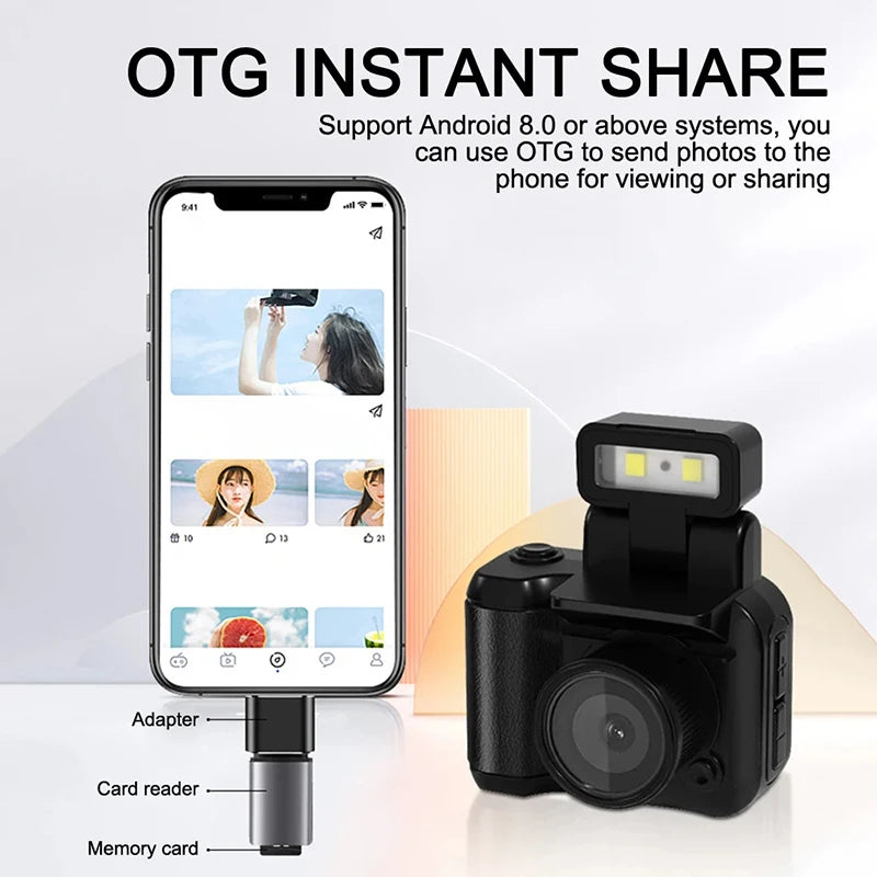 Mini Monoreflex Style Camera with Extra Battery