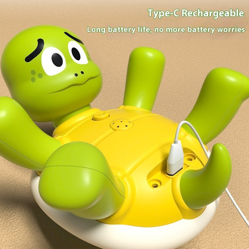 Electric Water Spray Rotating Turtle Water Toy