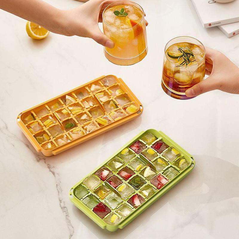 56 Grids Reusable Ice Mold Ice Cubes Tray DIY Moulds Ice Cubes Maker Release Homemade Ice Cubes Tray Mold Home Ice Making Tool