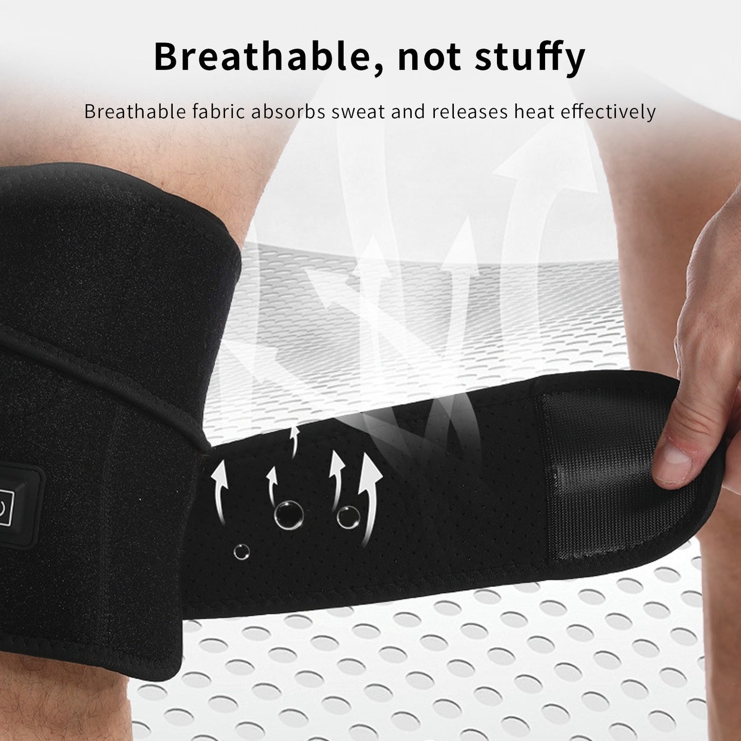 Heated Knee Warmers With Intelligent Temperature Control Soft Fleece Lining For Joint Pain Relief And Comfort