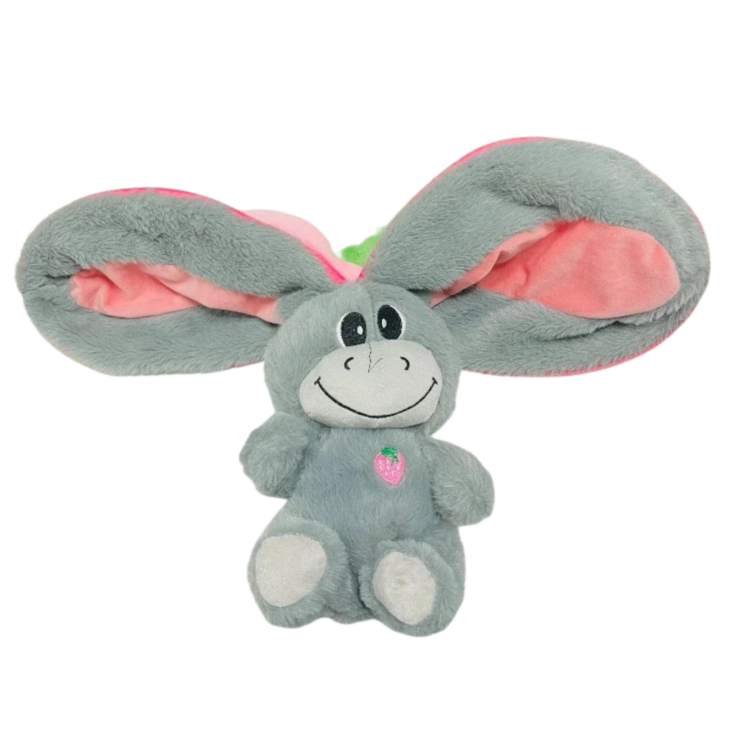 Strawberry Donkey Breathing Plush Doll
