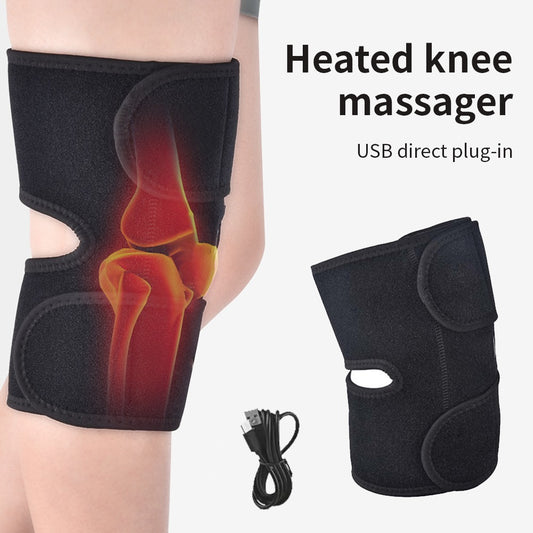 Heated Knee Warmers With Intelligent Temperature Control Soft Fleece Lining For Joint Pain Relief And Comfort