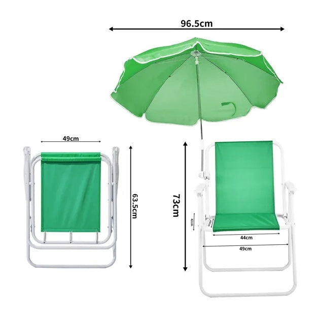 Folding Beach Chair With Umbrella For Adults Lightweight Porable Camping Chair With 265lbs Capacity