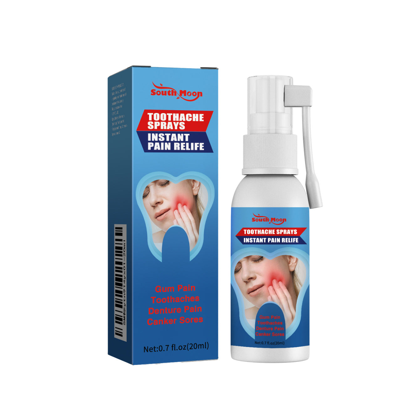 South Moon Oral Care Spray Pampers Teeth, Soothes Tooth Discomfort, And Gently Cares For Oral Sprays